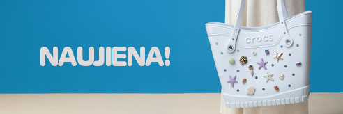 Crocs Classic krepšiai ir kuprinė: Small Tote Bag, Medium Tote Bag ir Backpack