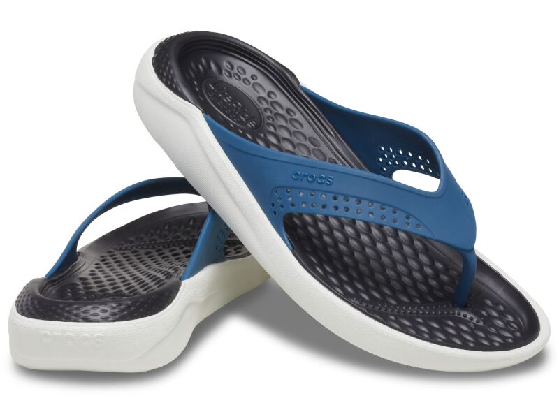 Crocs™ LiteRide Flip Vivid Blue/Almost White