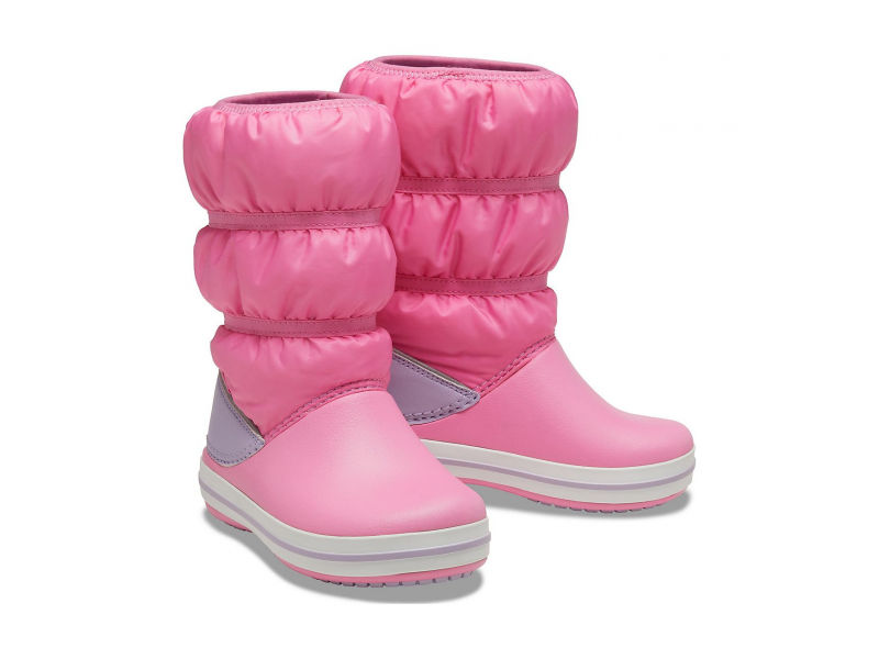 Crocs™ Crocband Winter Boot Kid's Pink Lemonade/Lavender