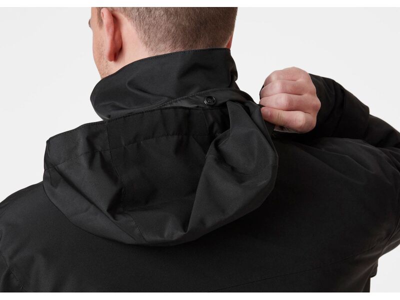 HELLY HANSEN Dubliner Insulated Long Jacket Men's Black