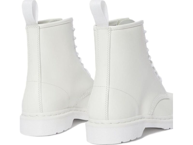 dr martens 1460 mono smooth white