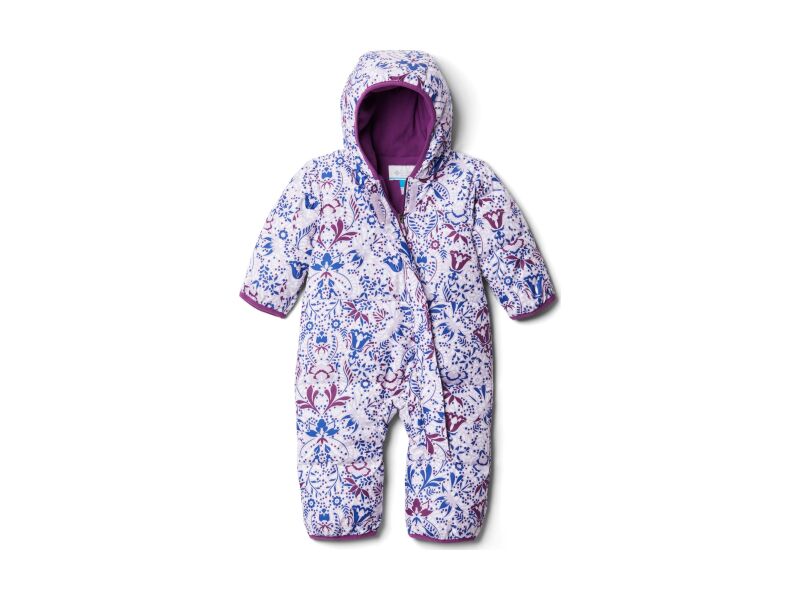 Columbia Snuggly Bunny Bunting Pale Lilac Blooming Dot Print