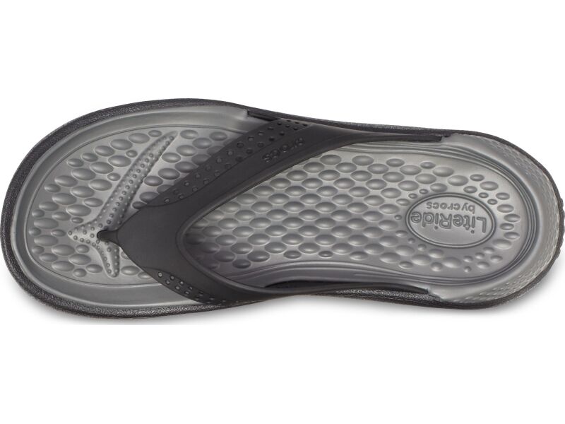 Crocs™ LiteRide Flip Black/Slate Grey