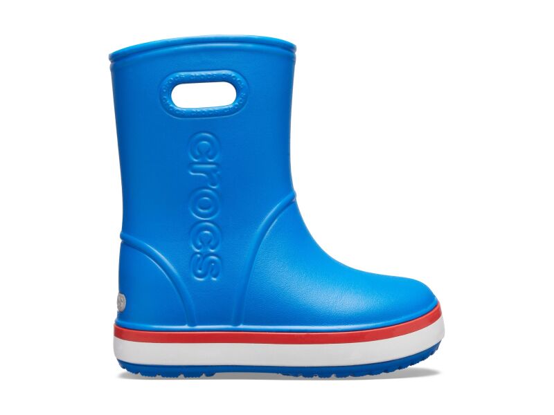 Crocs™ Crocband Rain Boot Kid's Bright Cobalt/Flame