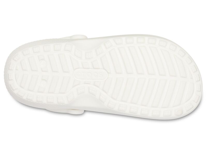 crocs classic lined clog white
