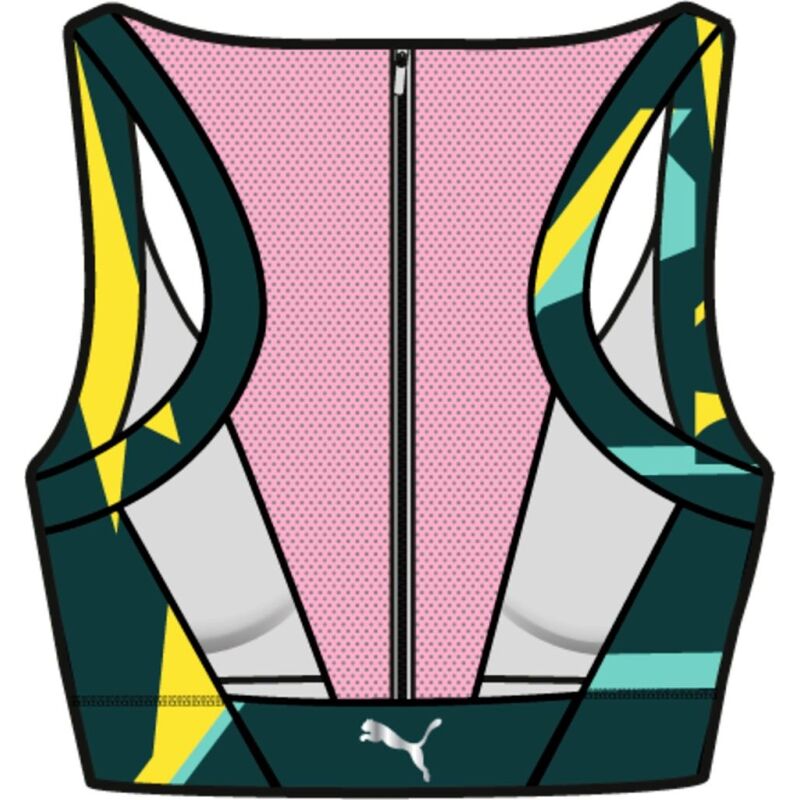 Puma Cosmic Bra M TZ Green