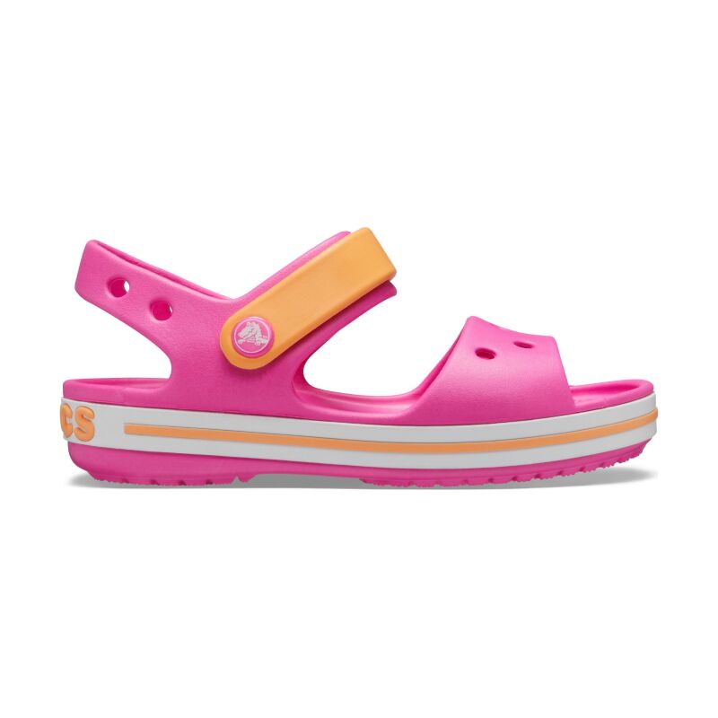 Crocs™ Kids' Crocband Sandal Electric Pink/Cantaloupe