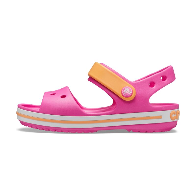 Crocs™ Kids' Crocband Sandal Electric Pink/Cantaloupe