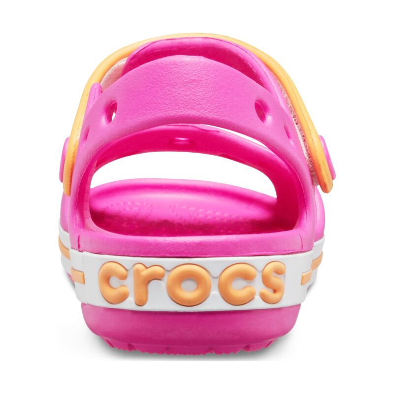 Crocs™ Kids' Crocband Sandal Electric Pink/Cantaloupe