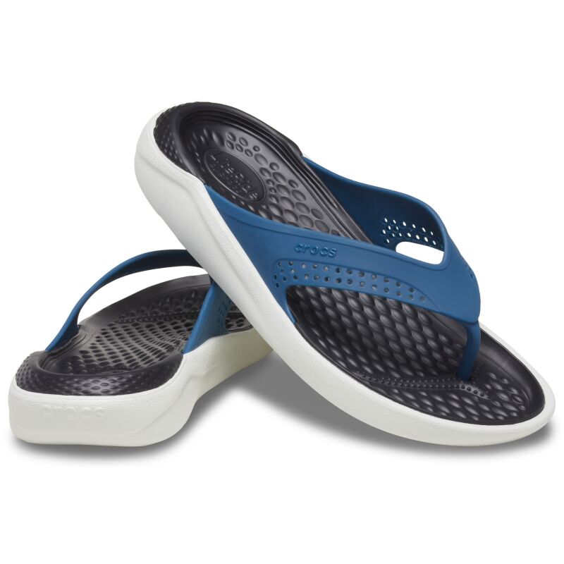 Crocs™ LiteRide Flip Vivid Blue/Almost White