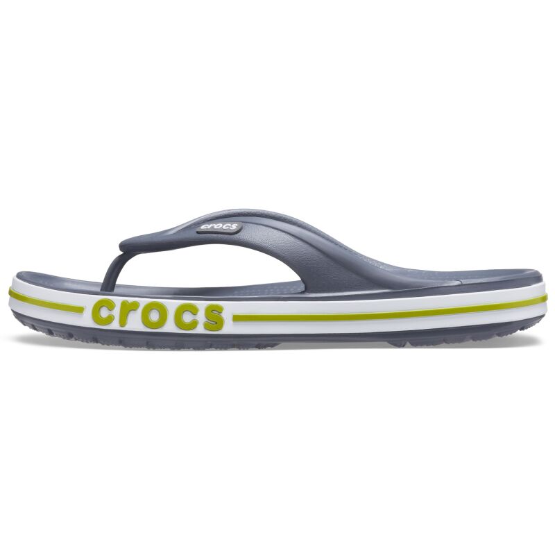 Crocs™ Bayaband Flip Charcoal/Volt Green