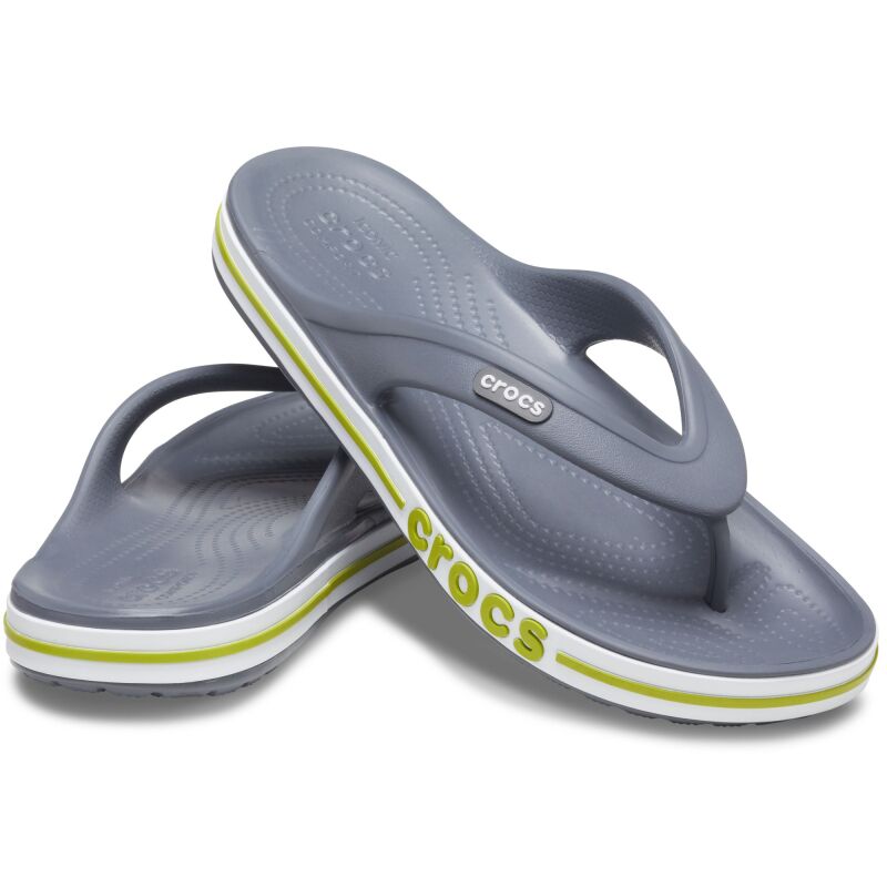 Crocs™ Bayaband Flip Charcoal/Volt Green