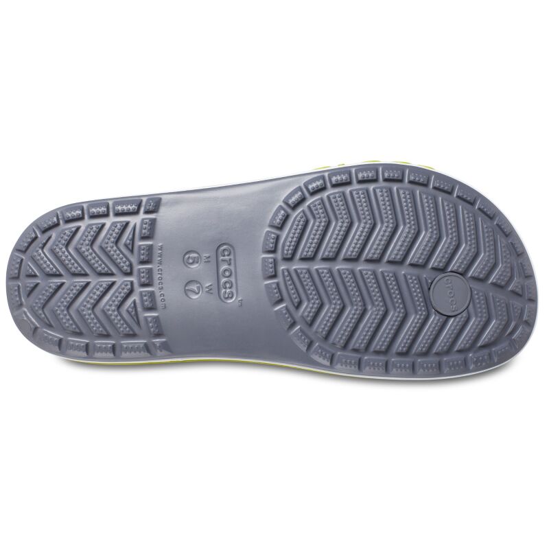 Crocs™ Bayaband Flip Charcoal/Volt Green