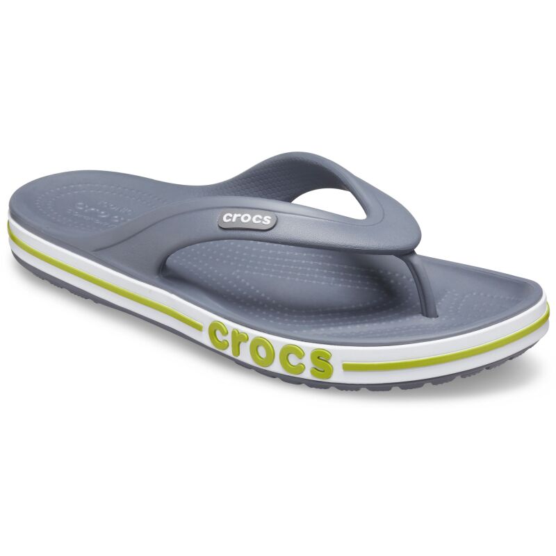 Crocs™ Bayaband Flip Charcoal/Volt Green