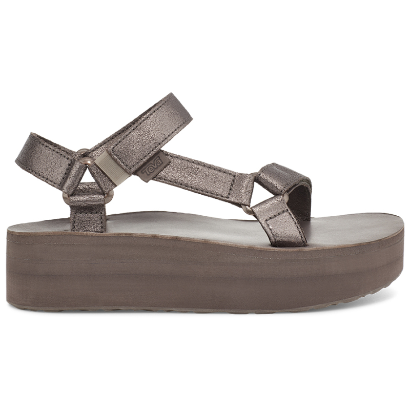 Teva Flatform Universal Leather Women's Metallic Bronze