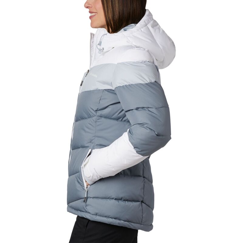 Columbia Abbott Peak Insulated Jacket Women's Grey Ash/White