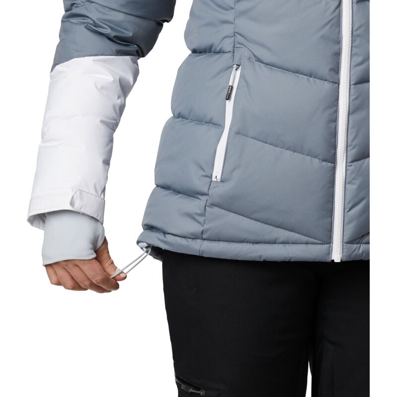 Columbia Abbott Peak Insulated Jacket Women's Grey Ash/White