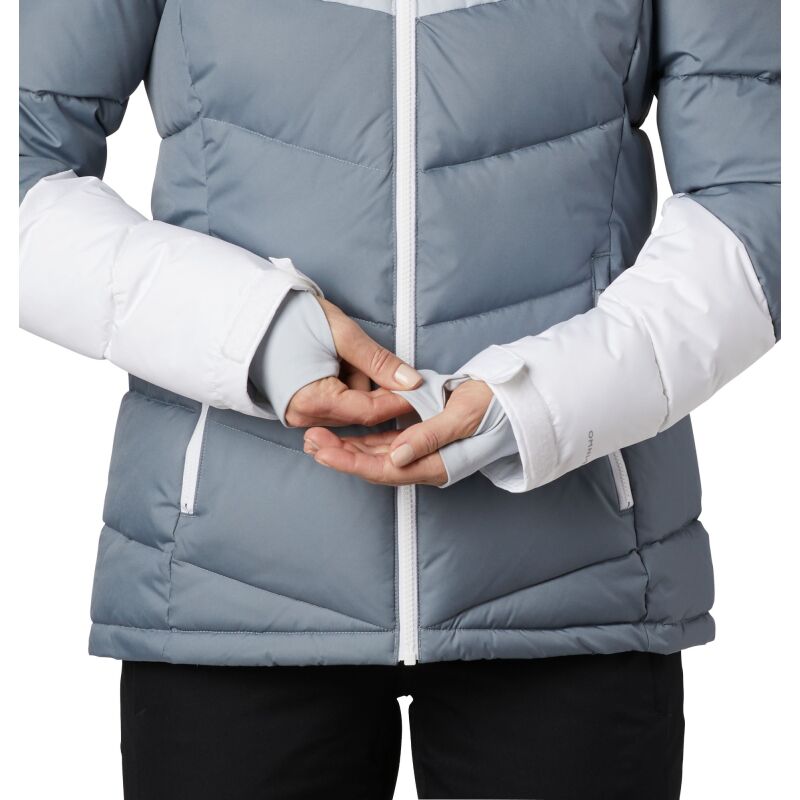 Columbia Abbott Peak Insulated Jacket Women's Grey Ash/White