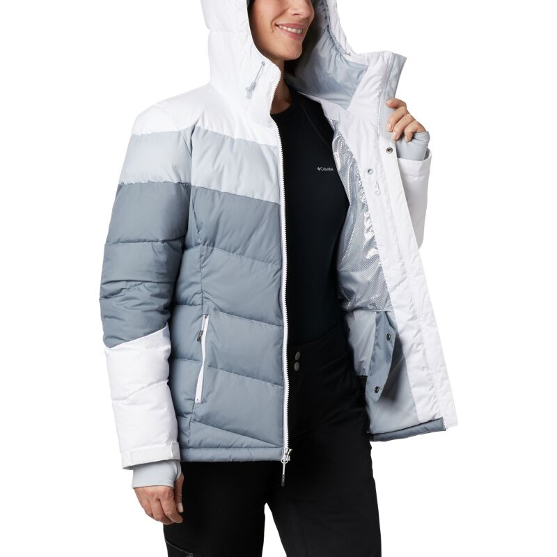 Columbia Abbott Peak Insulated Jacket Women's Grey Ash/White