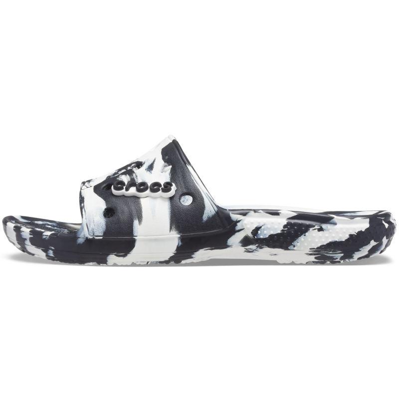 Crocs™ Classic Marbled Slide White/Black