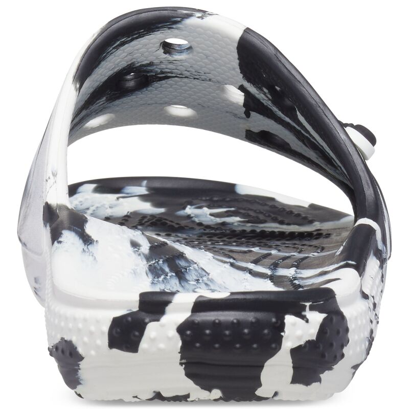 Crocs™ Classic Marbled Slide White/Black