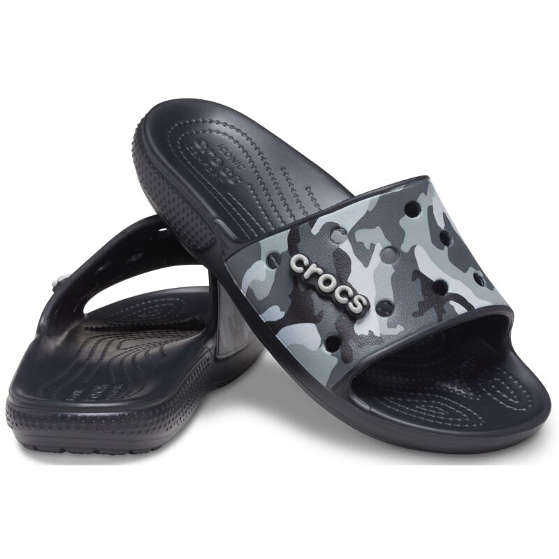 Crocs™ Classic Printed Camo Slide Black