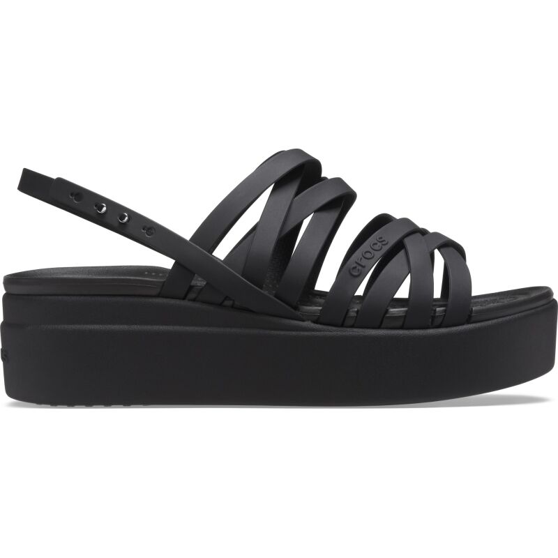 Crocs™ Brooklyn Strappy Low Wedge Women's Black