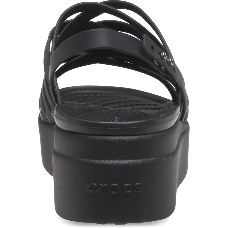 Crocs™ Brooklyn Strappy Low Wedge Women's Black