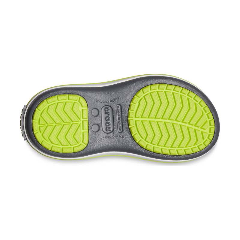 Crocs™ Crocband Winter Boot Kid's Slate Grey/Lime Punch