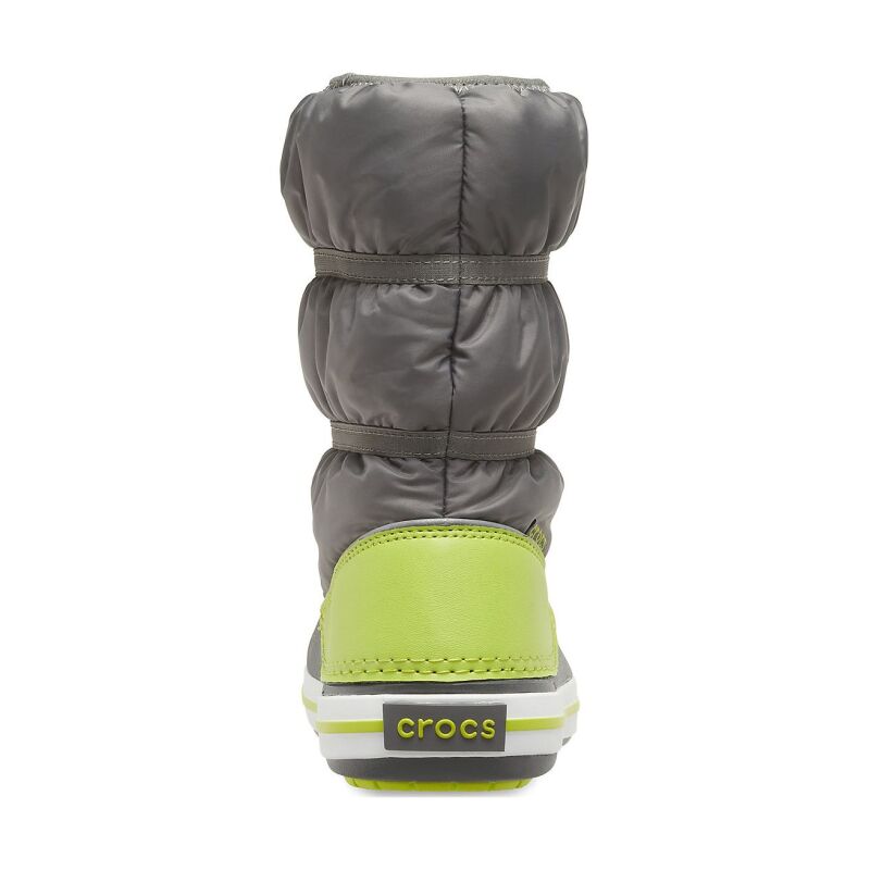 Crocs™ Crocband Winter Boot Kid's Slate Grey/Lime Punch