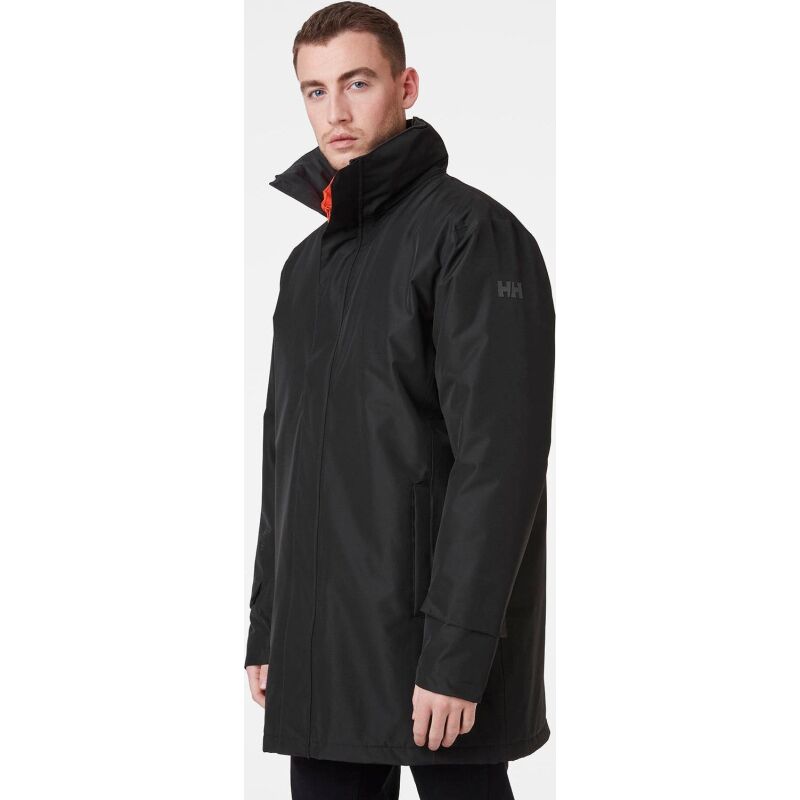 HELLY HANSEN Dubliner Insulated Long Jacket Men's Black