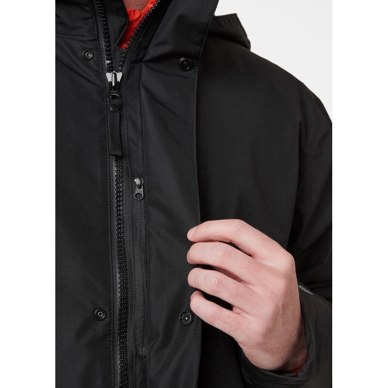 HELLY HANSEN Dubliner Insulated Long Jacket Men's Black