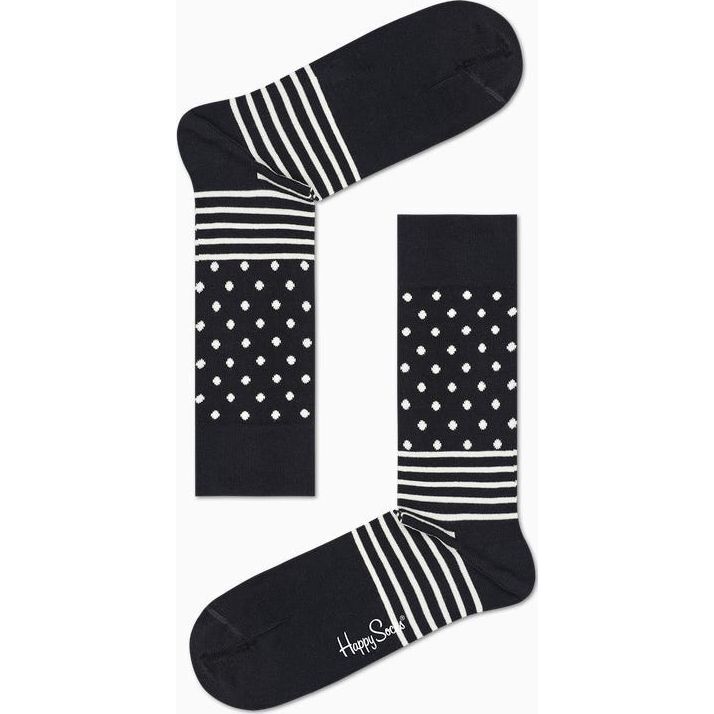 Happy Socks 4-Pack Classic Black & White Socks Gift Set Multi 9100