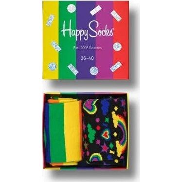 Happy Socks 2-Pack Pride Socks Gift Set Multi 0100