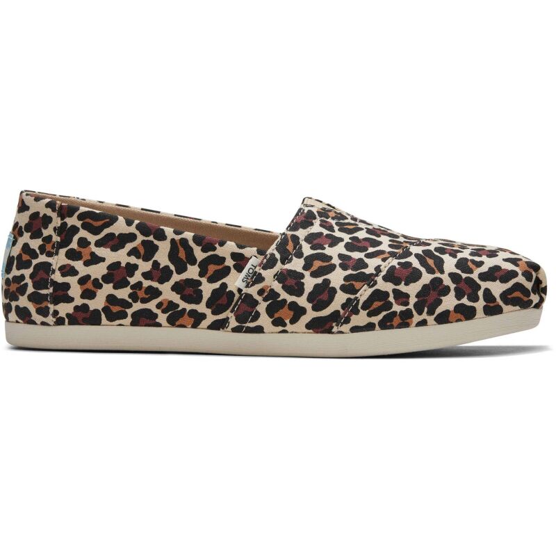 TOMS Classic Leopard Women's Slip-On Alpargata Beige