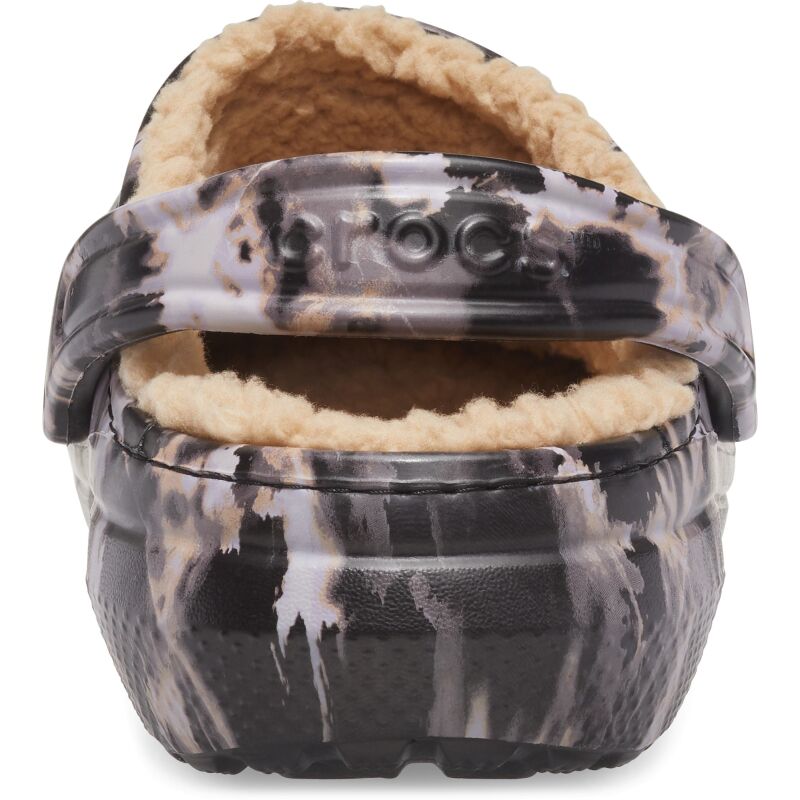 Crocs™ Classic Lined Bleach Dye Clog Black