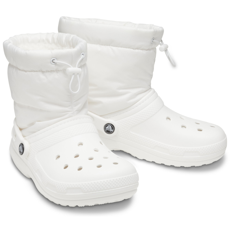 Crocs™ Classic Lined Neo Puff Boot White/White