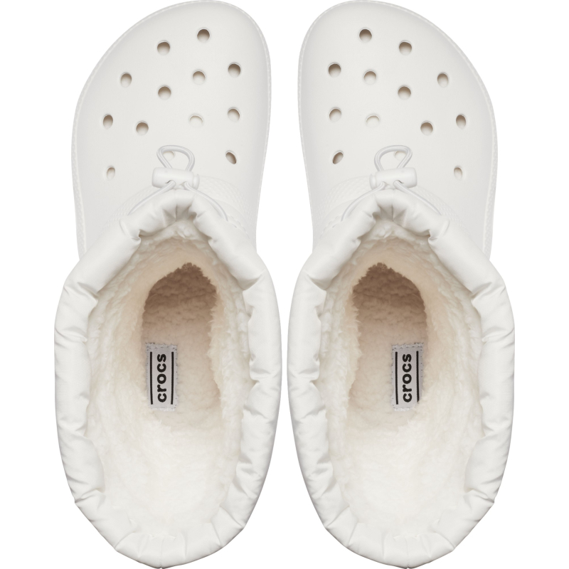 Crocs™ Classic Lined Neo Puff Boot White/White