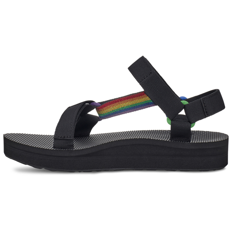Teva Midform Universal Pride Women's Black/Raibow