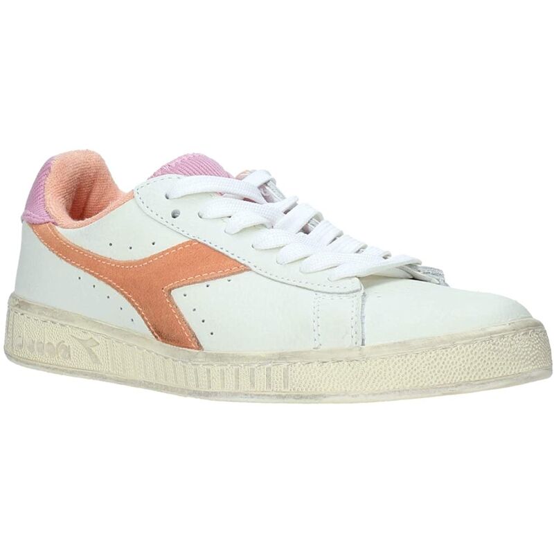 DIADORA Game L Low Used Women's Cantaloupe/Pastel Lavander