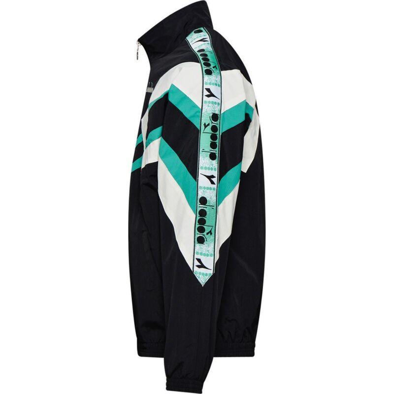 DIADORA Track Jacket MVB Black/Holly Green