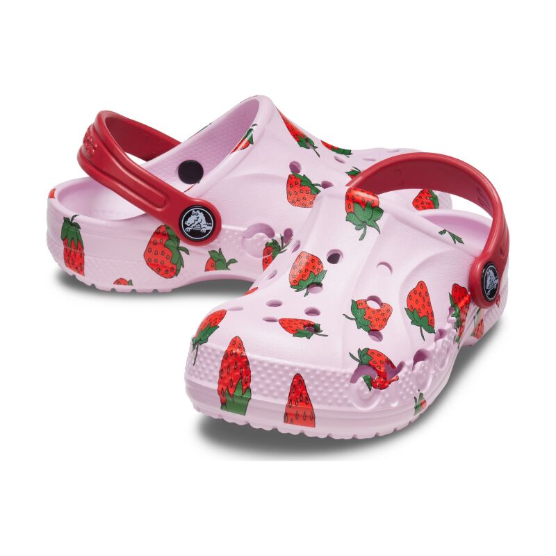 Crocs™ Baya Graphic Clog Kid's 206814 Ballerina Pink