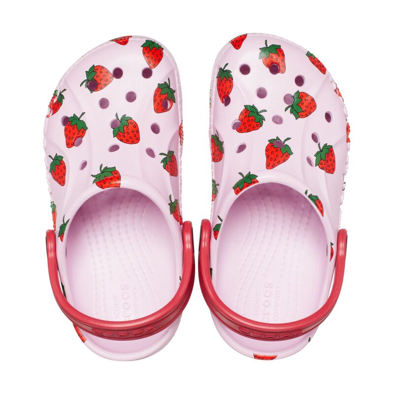 Crocs™ Baya Graphic Clog Kid's 206814 Ballerina Pink