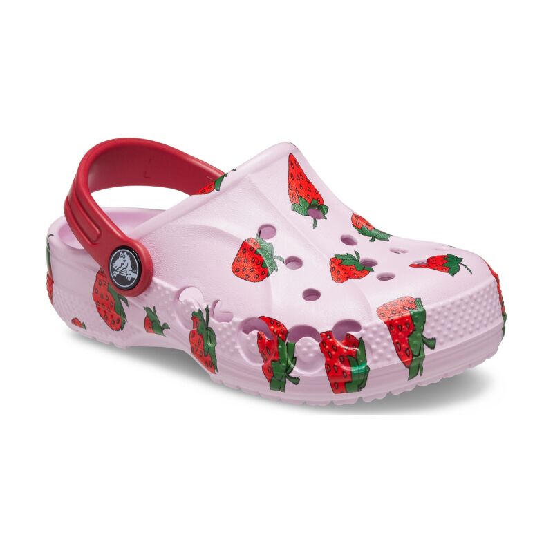 Crocs™ Baya Graphic Clog Kid's 206814 Ballerina Pink