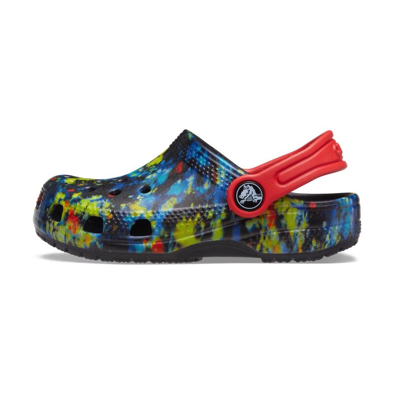 Crocs™ Classic TieDye Graphic Clog Kid's 206994 Turq Tonic/Multi