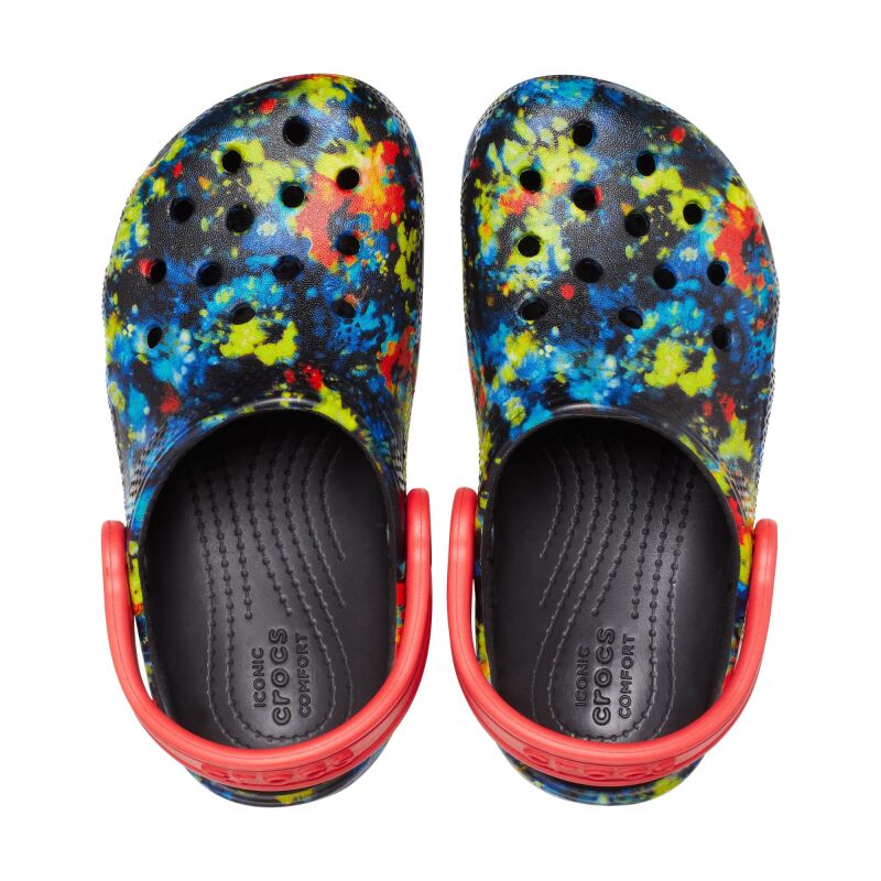 Crocs™ Classic TieDye Graphic Clog Kid's 206994 Turq Tonic/Multi