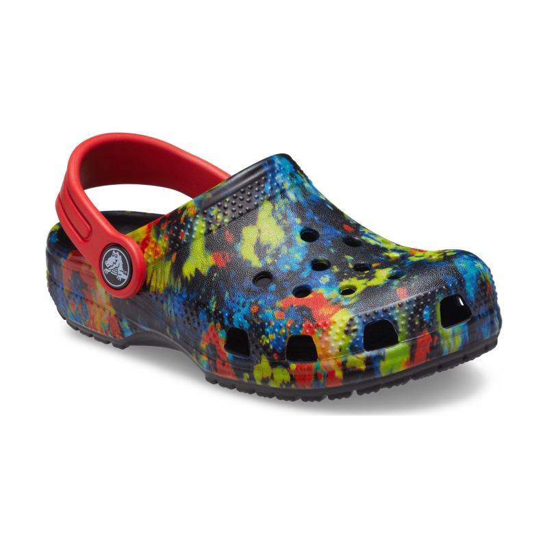 Crocs™ Classic TieDye Graphic Clog Kid's 206994 Turq Tonic/Multi