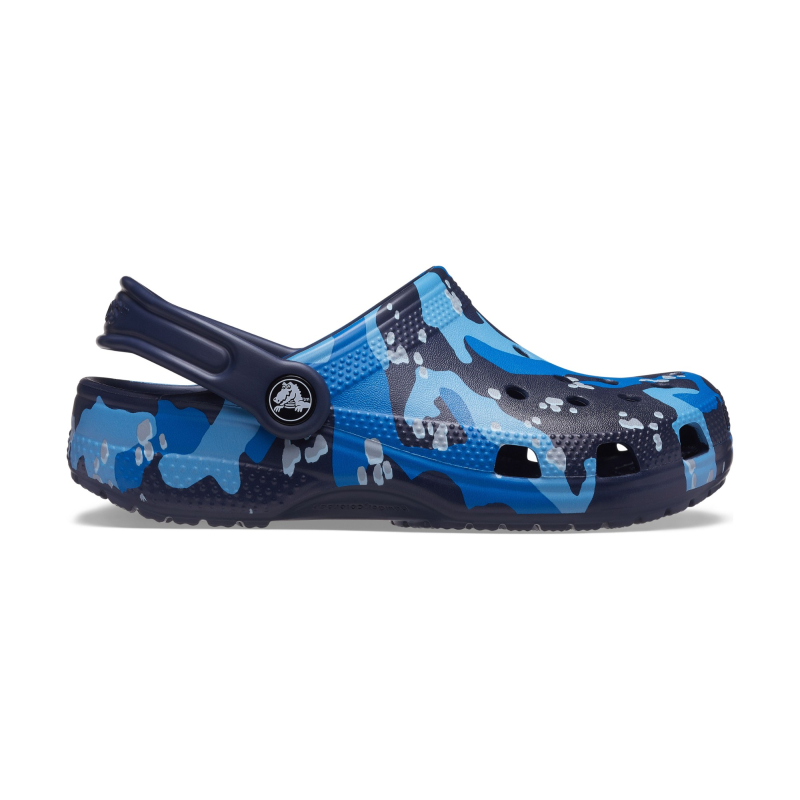 Crocs™ Classic Camo Clog Kid's 207593 Navy/Multi