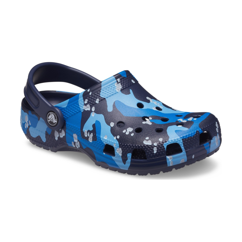 Crocs™ Classic Camo Clog Kid's 207593 Navy/Multi