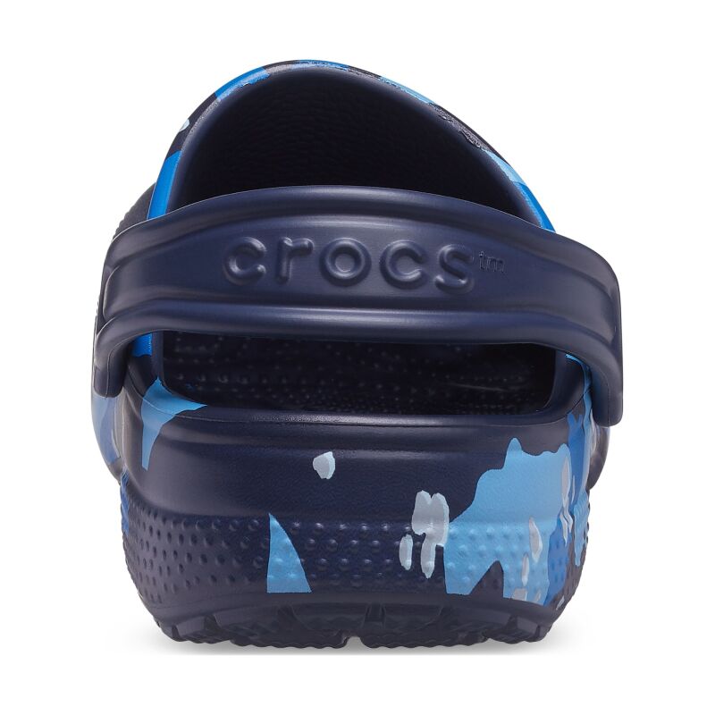 Crocs™ Classic Camo Clog Kid's 207593 Navy/Multi